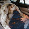 Coperta in Flanella 280g (Orizzontale) con Stampa Paesaggio Cinese - Comfort e Calore Garantiti