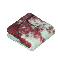 280g Flannel Fleece Blanket (Vertical Style) with Dragon and少年 Pattern