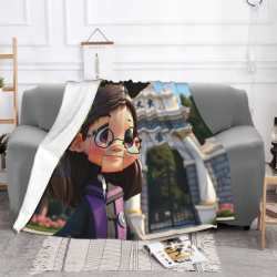 بطانية فلانيل فازي 280 جرام (بتصميم جامعي)