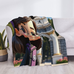بطانية فلانيل فازي 280 جرام (بتصميم جامعي)