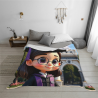 بطانية فلانيل فازي 280 جرام (بتصميم جامعي)