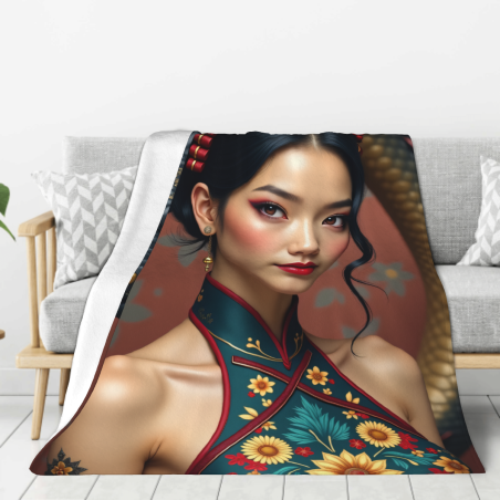 280g Vertical Flannel Blanket: Exquisite Printing and Comfortable Experience