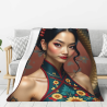 280g Vertical Flannel Blanket: Exquisite Printing and Comfortable Experience