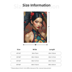 280g Vertical Flannel Blanket: Exquisite Printing and Comfortable Experience