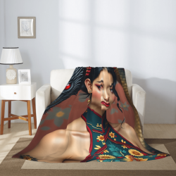 280g Vertical Flannel Blanket: Exquisite Printing and Comfortable Experience