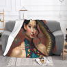 280g Flanell-Fleece-Decke (Horizontal) mit exquisitem chinesischem Design