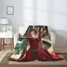 Couette Polaire Douce 280g (Style Vertical) avec Motif Fantastique - Un Excellent Choix pour le Confort et la Chaleur