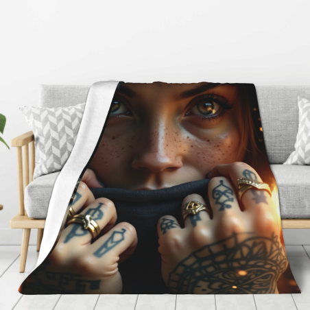 Coperta in Flanella Sognante - 280g Ritratto | Okomall