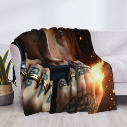 280g Flannel-Blatt (perizonzierte Tattoschablone Horizontaler Design)