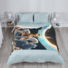 Coperta in Flanella da 280g (Verticale - Motivo Cavaliere)