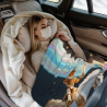 Coperta in Flanella da 280g (Stile Orizzontale) - Motivo Cavaliere