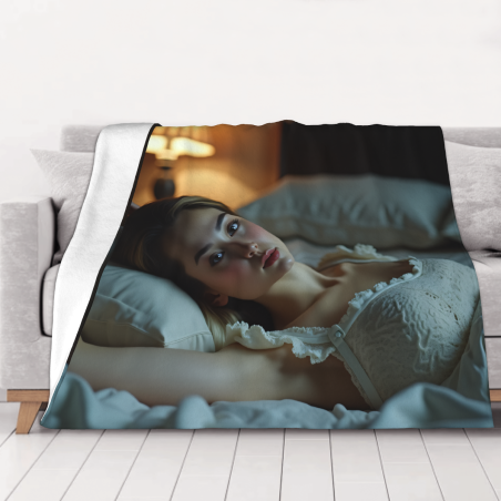Couette Flanelle Ciel Étoilé - Okomall