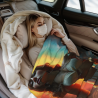 Traumhafte Galaxie-Göttinnen-Decke aus Flanell - Okomall