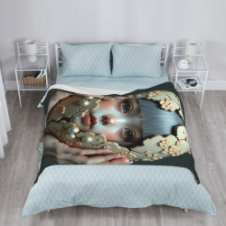 280g Vertical Flannel Blanket (with Exquisite Pattern)