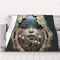 280g Flanelldecke (horizontal) Exquisite Printed Blanket