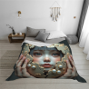 Couette en Flanelle 280g (Horizontale) Couette Imprimée Raffinée