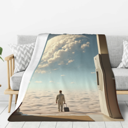 280g Flannel Fleece Blanket (Vertical Style) Dream Pattern Version