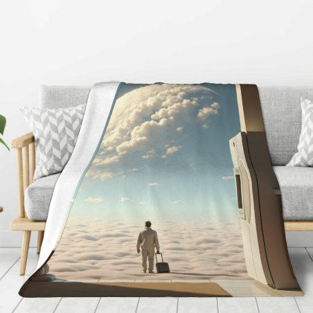 280g Flannel Fleece Blanket (Vertical Style) - Imprimeur à Grand Format, Motifs D' rêves