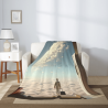 280g Flannel Fleece Blanket (Vertical Style) Dream Pattern Version