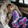 280g Flannel Fleece Blanket (Horizontal) - Riding Unicorn Pattern
