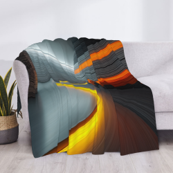 280g Flannel Blanket (Horizontal Style) with Exquisite Full-Side Single-Side Printing