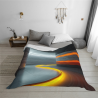 280g Flanello Blanket (Style Orizzontale) con Impressioni Esaurienti Full-Side Single-Side