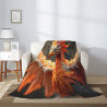 280g senkrechte Flanel-Blanke (mit vollem Breitens-eitseitigen Druckung)