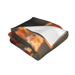 280g Flanelle Blanket (Horizontal Style) - Patrón de feijoles del ignacio, cálida y cómoda