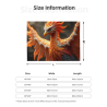 280g 펠annel 블래인트 ( أفقي 스타일 ) - Phoenix Pattern, 편안하고armcha