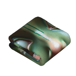 280g Flannel Blanket (Vertical Style) avec Impression d'une Face Misterieuse Unique - Une Bonne Choix pour Confort et Chaleur