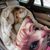 280g Vertical Flannel Blanket: Cute Pattern and Comfortable Material