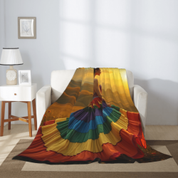 280g Vertical Flannel Blanket (with Exquisite Printing)
