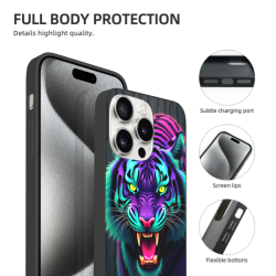 咆哮老虎iPhone 15手機殼 - okomall個性手機殼