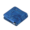 Manta de Forro Polar de 280g (Estilo Vertical) - Patrón de Ciudad Antigua Azul