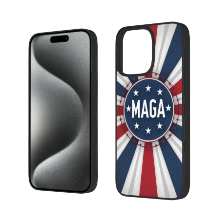 iPhone 15/Pro/Max Kontraststreifen Handyhülle - okomall