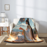280g Vertical Flannel Blanket (with Exquisite Pattern)