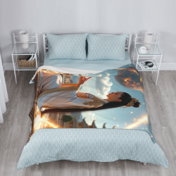 Couverture en flanelle verticale de 280g (avec motif exquis)