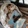 280g Vertical Flannel Blanket (with Exquisite Pattern)