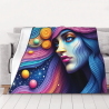 Coperta in Flanella Polar 280g (Orizzontale) Versione Disegno Artistico
