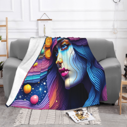 Manta de Flanellete Polar 280g (Horizontal) Versión Diseño Artístico