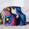 280g Flannel Fleece Blanket (Horizontal) Art Pattern Version
