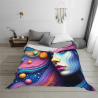 280g Flannel Fleece Blanket (Horizontal) Art Pattern Version