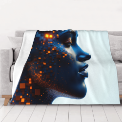 Coperta in Flanella Dreamy Portrait - Okomall