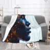 Couverture en Flanelle Portrait Dreamy - Okomall