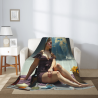 Couette Flanelle Verticale 280g : Impression Exquise et Expérience Confortable