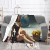 Couette Polaire 280g (Style Horizontal) avec Beau Motif