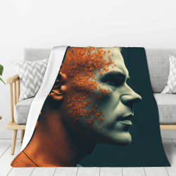 Coperta in flanella verticale 280g (con stampa esquisita)