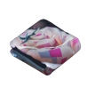 280g Vertical Flannel Blanket: Exquisite Rose Pattern and Comfortable Experience