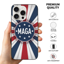 iPhone 15/Pro/Max 撞色条纹手机壳 - okomall