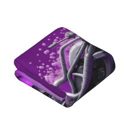 Couverture en flanelle verticale de 280g (avec motif de moto)